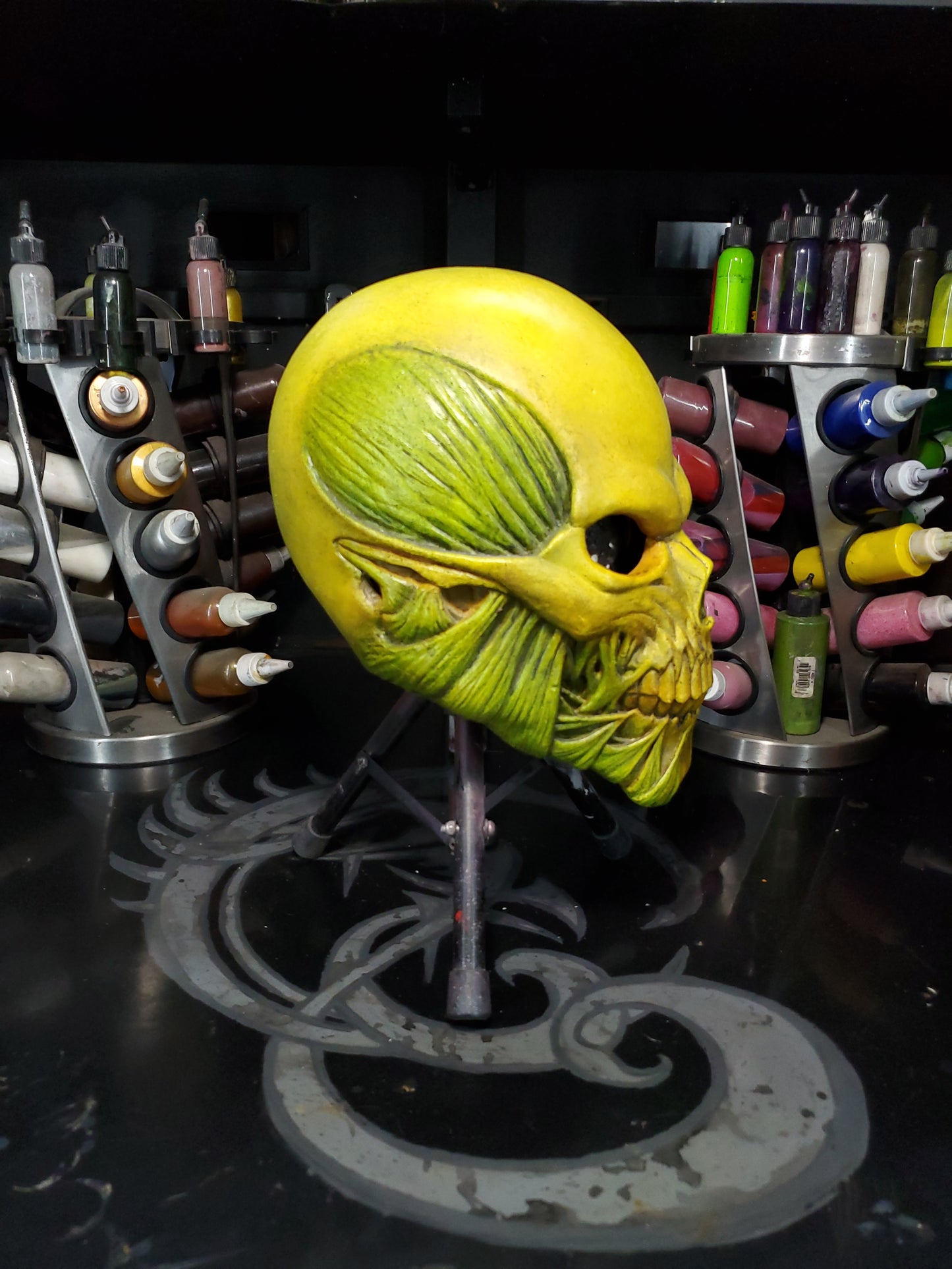 The Resurrected Green Skull