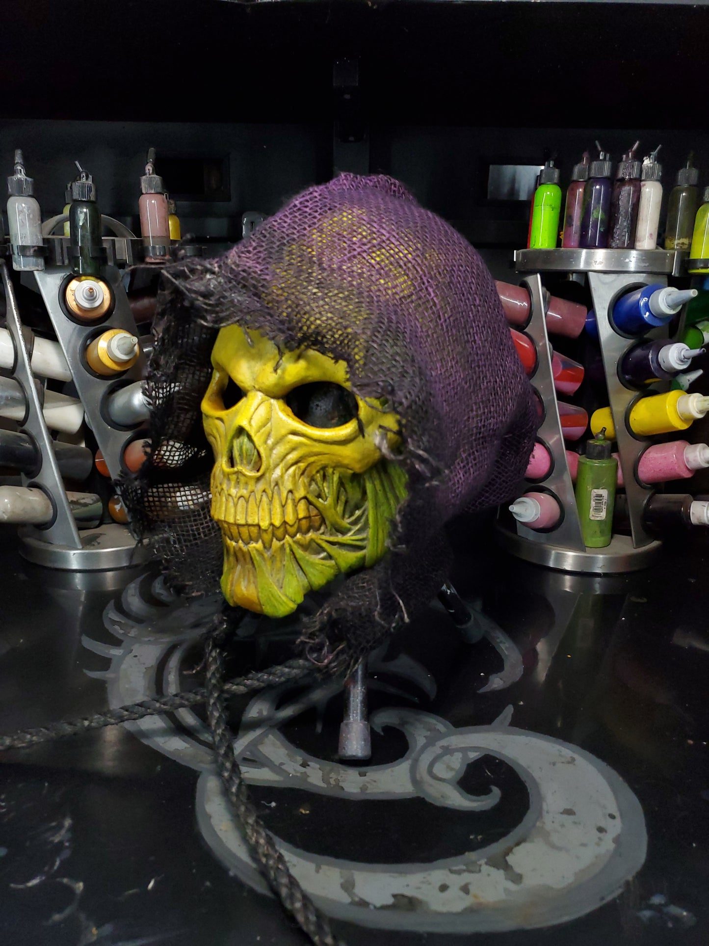 The Resurrected Green Skull