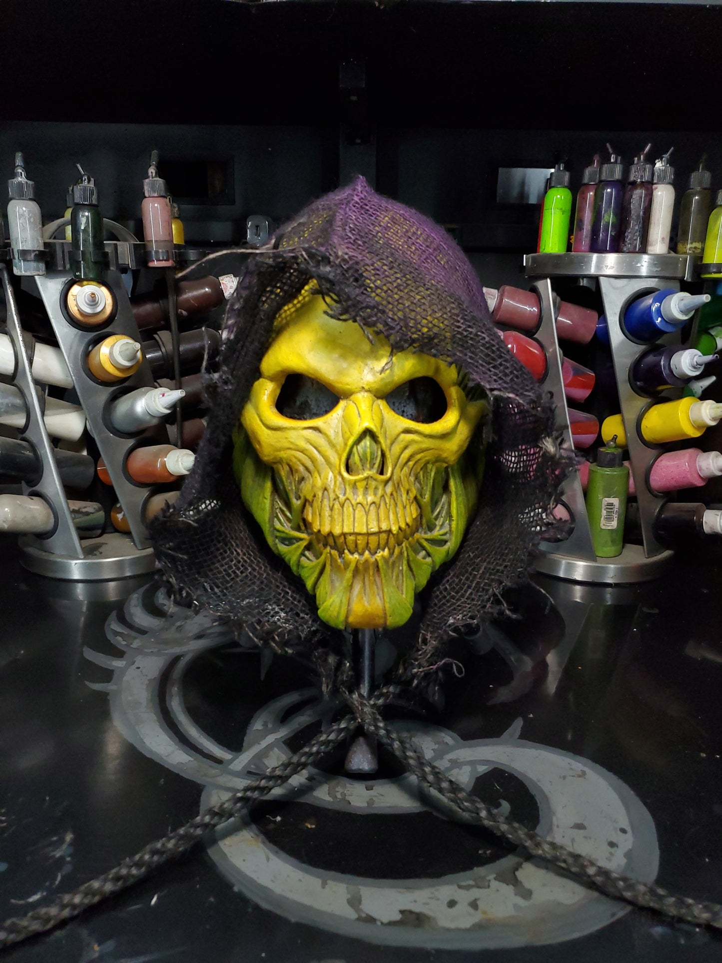 The Resurrected Green Skull